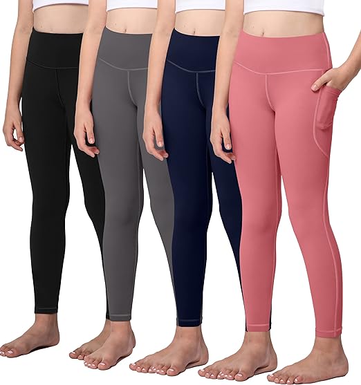 Yoga Active Leggings for Girls with 2 Pockets