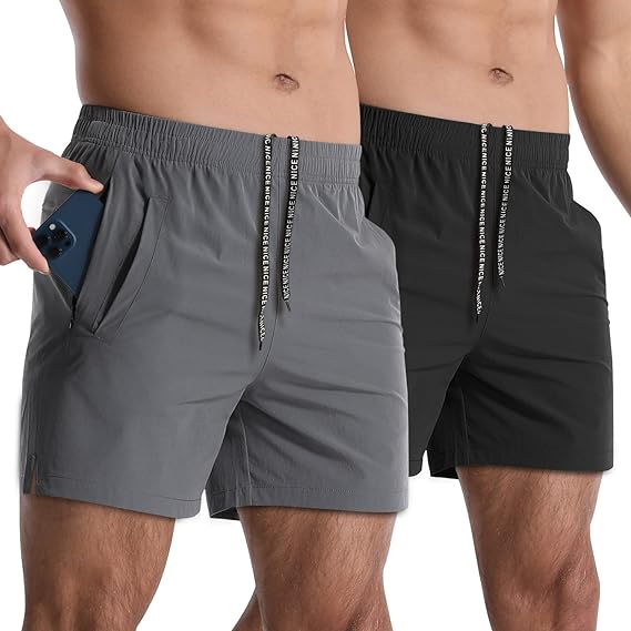 2 Pack Mens Athletic Shorts 5 Inch Quick Dry Gym Workout Shorts Men Lightweight Sports Running Shorts with Pockets 4.4 4.4 out of 5 stars    965 ratings | Search this page