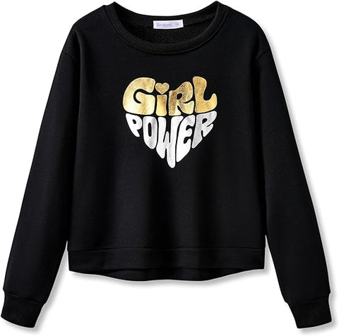 Stylish Graffiti/California/New York Crop Sweatshirt